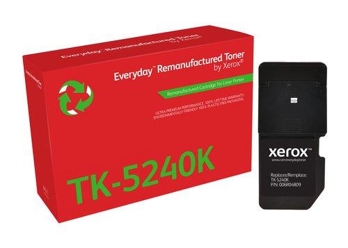 Xerox Everyday Reman For Kyocera TK5240K Black Laser Toner 006R04809