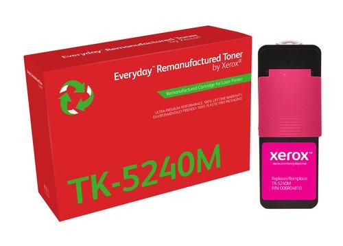 Xerox Everyday Reman For Kyocera TK5240M Magenta Laser Toner 006R04810